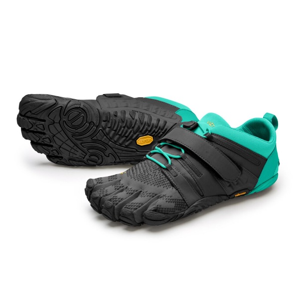 Damske Botasky Vibram Slovensko - FiveFingers V-Train 2.0 Čierne / Zelene | 0725NWTSJ